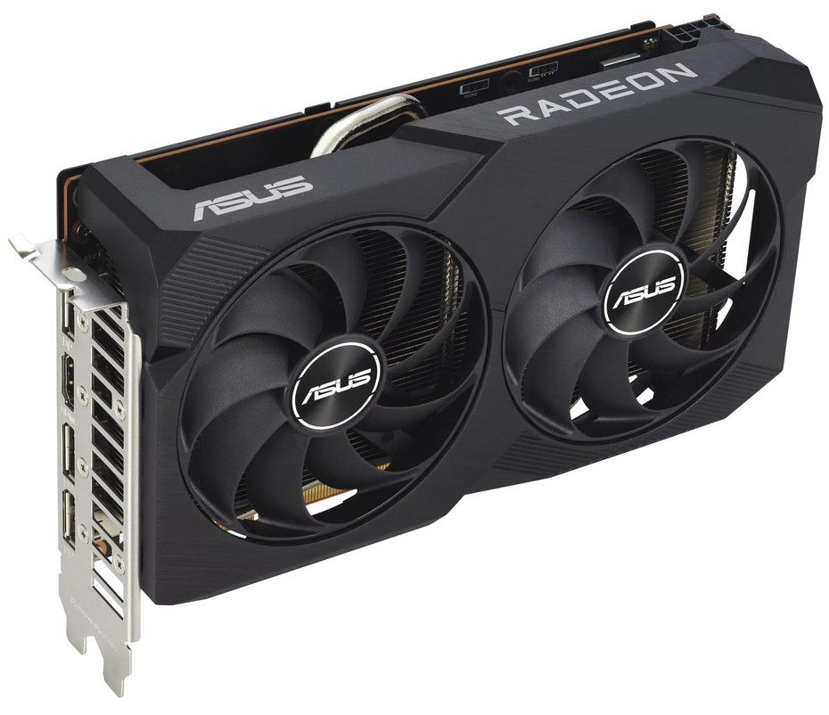 Видеокарта Asus AMD Radeon RX 7600 DUAL OC V2 8Gb— фото №1